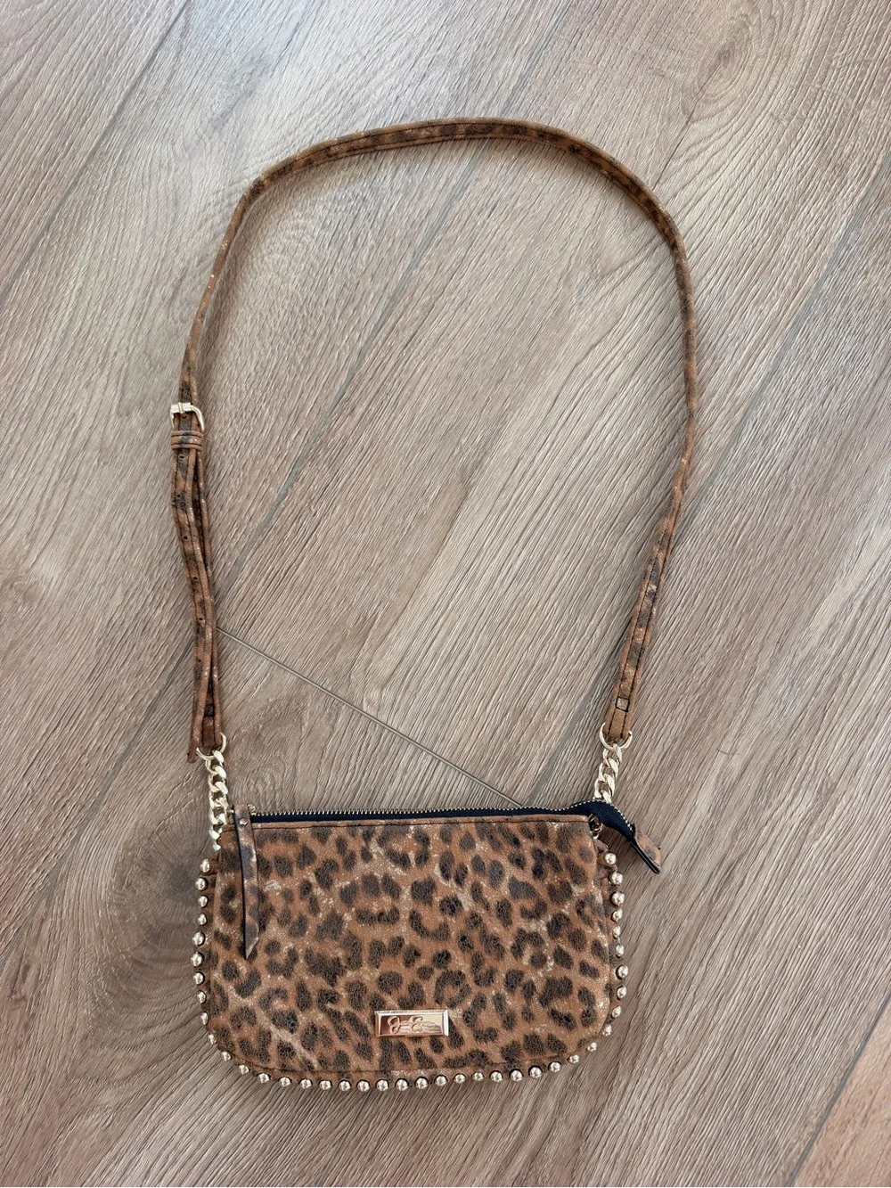 Leopard Print Crossbody Shoulder Bag by Jessica Simpson